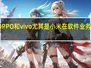 小米 OPPO和vivo 尤其是小米在软件业务上收入较高