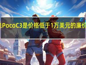 小米Poco C3是价格低于1万美元的廉价智能手机