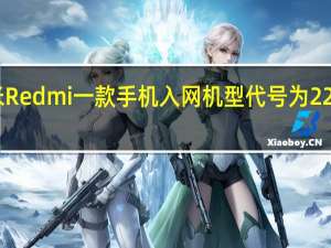 小米Redmi一款手机入网机型代号为22081212C