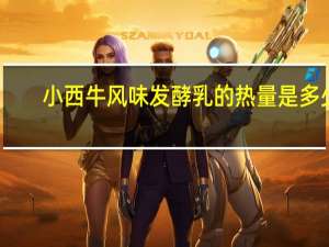 小西牛 风味发酵乳的热量是多少