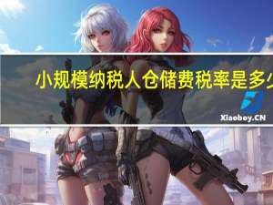 小规模纳税人仓储费税率是多少