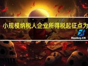 小规模纳税人企业所得税起征点为多少（小规模纳税人企业所得税起征点）