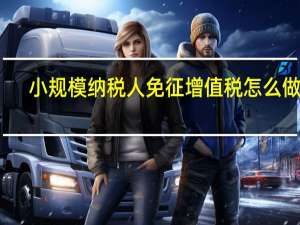 小规模纳税人免征增值税怎么做账