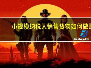 小规模纳税人销售货物如何做账