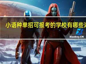 小语种单招可报考的学校有哪些湖南