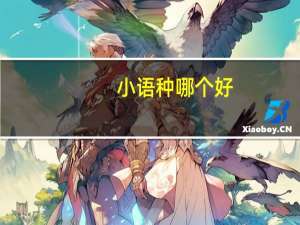 小语种哪个好