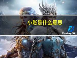 小账是什么意思