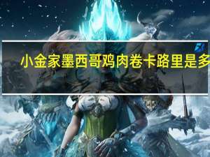 小金家 墨西哥鸡肉卷卡路里是多少