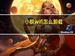 小锐wifi怎么卸载（小锐wifi）