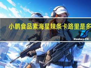 小鹏食品 素海星辣条卡路里是多少