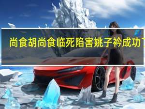 尚食胡尚食临死陷害姚子衿成功了吗