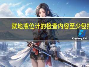 就地液位计的检查内容至少包括