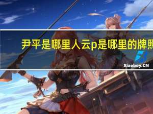 尹平是哪里人 云p是哪里的牌照