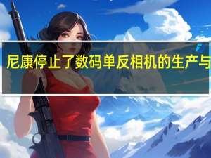 尼康停止了数码单反相机的生产与研发