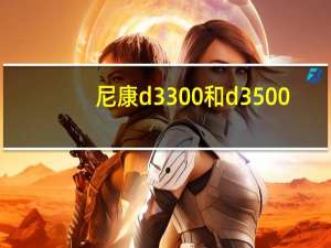 尼康d3300和d3500（尼康D3300和尼康D3400有什么区别）