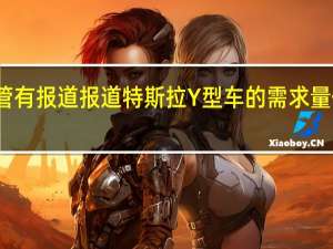 尽管有报道报道 特斯拉Y型车的需求量似乎很大