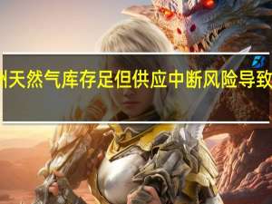尽管欧洲天然气库存足但供应中断风险导致价格小幅上涨