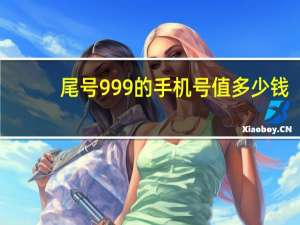 尾号999的手机号值多少钱（手机号值多少钱）