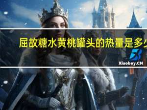 屈故 糖水黄桃罐头的热量是多少