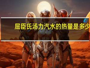 屈臣氏 汤力汽水的热量是多少
