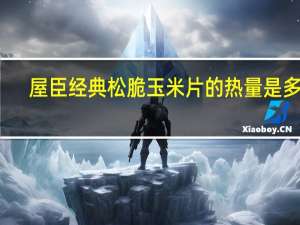 屋臣 经典松脆玉米片的热量是多少