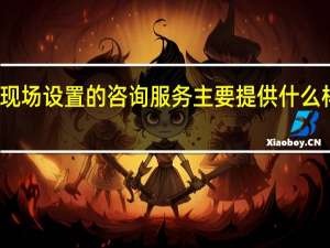 展览会现场设置的咨询服务主要提供什么样的咨询服务