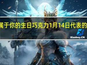 属于你的生日巧克力1月14日代表的巧克力