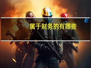 属于财务的有哪些