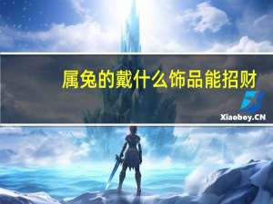 属兔的戴什么饰品能招财