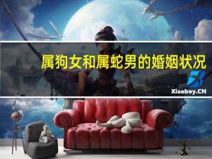 属狗女和属蛇男的婚姻状况