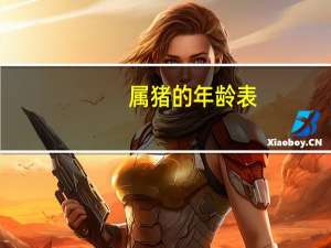 属猪的年龄表