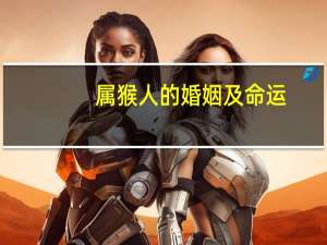属猴人的婚姻及命运