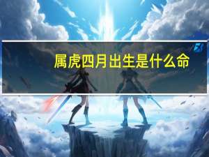 属虎四月出生是什么命
