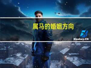 属马的婚姻方向