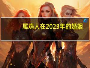 属鸡人在2023年的婚姻