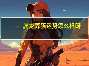 属龙养猫运势怎么样呀