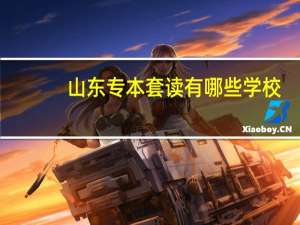 山东专本套读有哪些学校