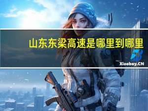 山东东梁高速是哪里到哪里