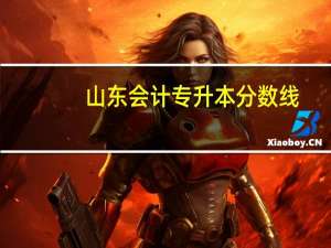 山东会计专升本分数线