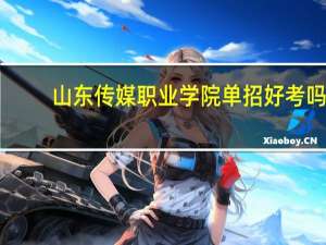 山东传媒职业学院单招好考吗