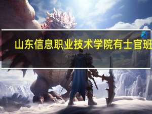山东信息职业技术学院有士官班吗