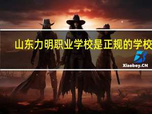 山东力明职业学校是正规的学校吗