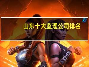 山东十大监理公司排名