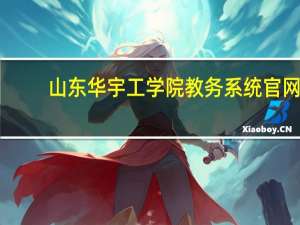 山东华宇工学院教务系统官网（山东华宇工学院网站）
