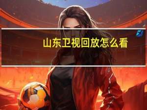山东卫视回放怎么看（山东卫视回放）