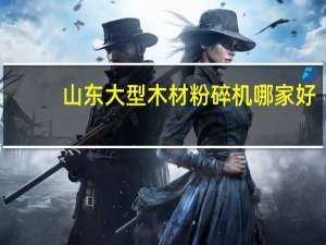 山东大型木材粉碎机哪家好