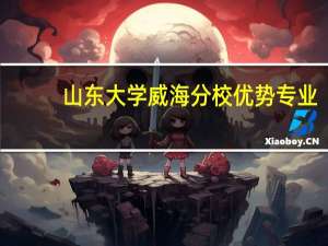 山东大学威海分校优势专业