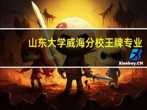 山东大学威海分校王牌专业
