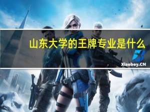 山东大学的王牌专业是什么