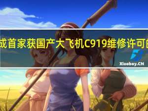 山东太古成首家获国产大飞机C919维修许可的独立维修单位